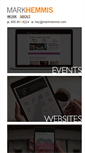Mobile Screenshot of markhemmisdesign.com