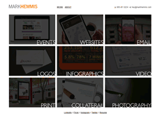 Tablet Screenshot of markhemmisdesign.com